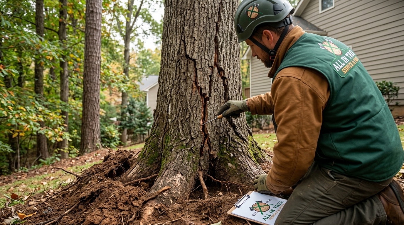 Arborist_inspecting_storm-damage